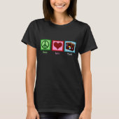 Peace Love Travel T-Shirt (Voorkant)