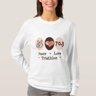 Peace Love Triathlon Long Slapes T-shirt