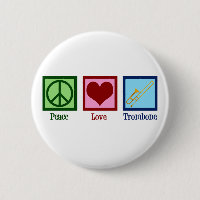 Peace Love Trombone Speler