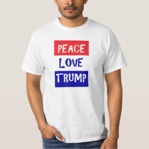 Peace Love Trump T-shirt