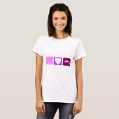 Peace Love Tumble T-shirt (Voorkant volledig)