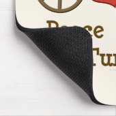 Peace Love Turtles Mousepad Muismat (Hoek)