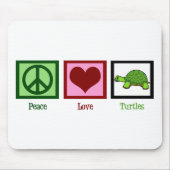 Peace Love Turtles Muismat (Voorkant)