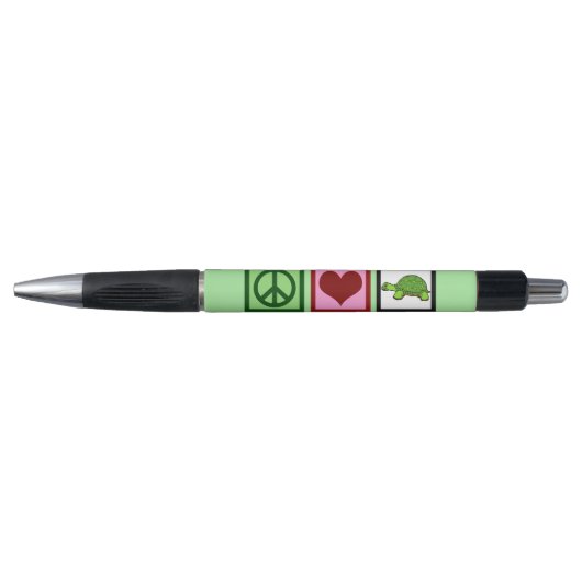 Peace Love Turtles Pen (Voorkant)