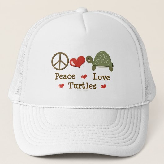 Peace Love Turtles Pet (Voorkant)