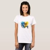 Peace Love Ukraine Nightingale T-shirt (Voorkant volledig)