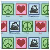 Peace Love Ultrasonography Stof (Close Up)