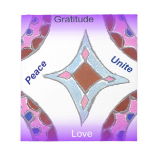 Peace Love Unity hakuna matata .png Notitieblok