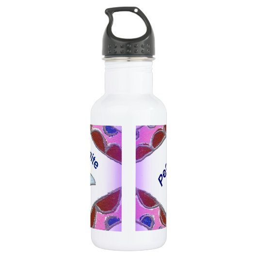 Peace Love Unity hakuna matata .png Waterfles (Achterkant)