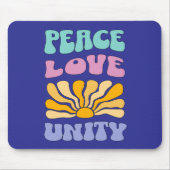 Peace Love Unity Muismat (Voorkant)