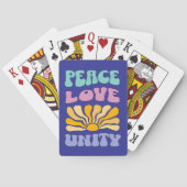 Peace Love Unity Pokerkaarten (Achterkant)
