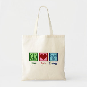 Peace Love Urology Kantoor Cute Urologist Tote Bag