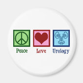 Peace Love Urology Magneet (Voorkant)