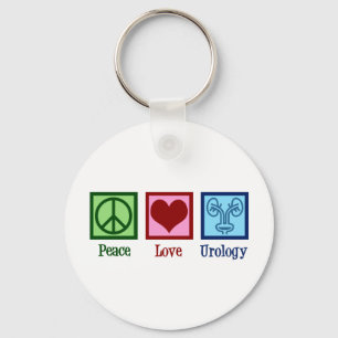 Peace Love Urology Sleutelhanger