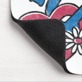 Peace Love USA Mousepad Muismat (Hoek)