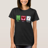 Peace Love Vaccines Pro Vaccin T-shirt (Voorkant)