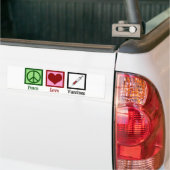 Peace Love Vaccins Bumpersticker (Op Truck)