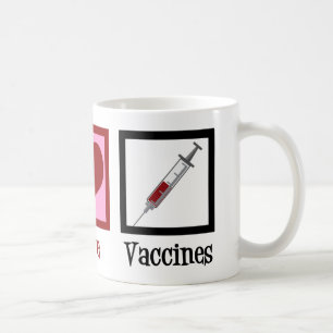 Peace Love Vaccins Koffiemok