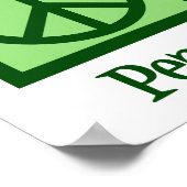 Peace Love Vaccins Poster (Hoek)