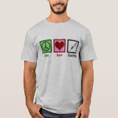 Peace Love Vaccins T-shirt (Voorkant)