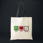 Peace Love Vaccins Tote Bag<br><div class="desc">Peace Love Vaccines Pro Vaccination gift voor een kinderarts die de immuniteit van kuddes met vaccinaties bevordert.</div>