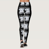 Peace Love Vegan Pig Leggings (Achterkant)
