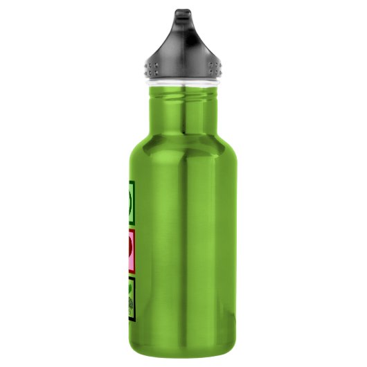 Peace Love Vegetarian Waterfles (Rechts)