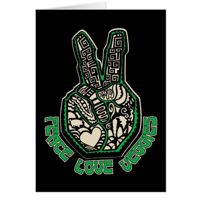 Peace Love Veggies (Voorkant)