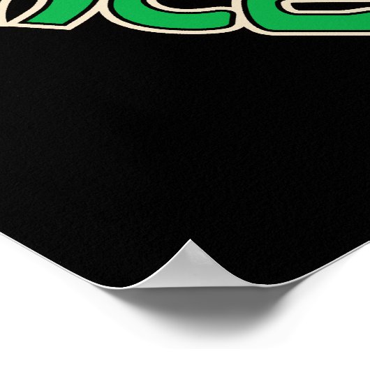 Peace Love Veggies Poster (Hoek)