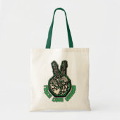 Peace Love Veggies Tote Bag (Voorkant)