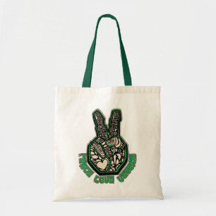Peace Love Veggies Tote Bag