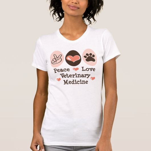 Peace Love Veterinary Medicine Tanktop (Voorkant)