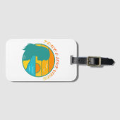 Peace & Love Vibes Bagagelabel (Voorkant (horizontaal))