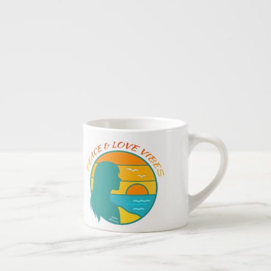 Peace & Love Vibes Espresso Kop (Rechts)