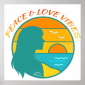 Peace & Love Vibes Poster (Voorkant)