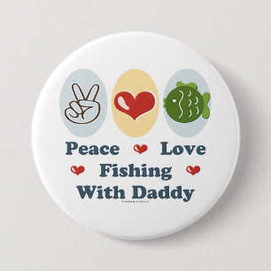 Peace Love Vist met papa Button