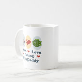 Peace Love Vist met papa Koffiemok (Voorkant links)