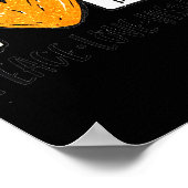 Peace Love Visuals Sped Teacher Pumpkin Skeleton H Poster (Hoek)