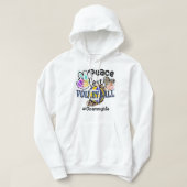 Peace Love Volleyball Grammy Life Ma Grandma Leop Hoodie (Design voorkant)