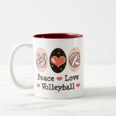 Peace Love Volleyball Mok (Links)