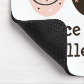 Peace Love Volleyball Mousepad Muismat (Hoek)