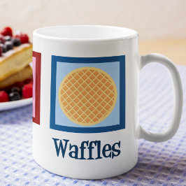 Peace Love Waffles Koffiemok