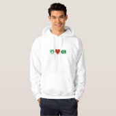 Peace Love Washington Hoodie (Voorkant volledig)