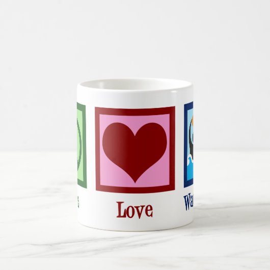 Peace Love Water Polo Koffiemok (Center)