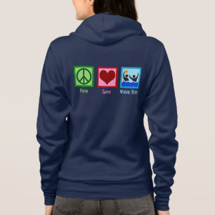 Peace Love Water Polo Women's Hoodie