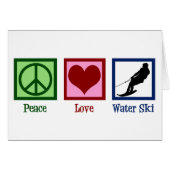 Peace Love Water Ski (Voorkant Horizontaal)