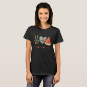 Peace Love Watermelon Happy Watermelon Day Fruit T-shirt (Voorkant volledig)