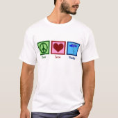 Peace Love Weether T-shirt (Voorkant)