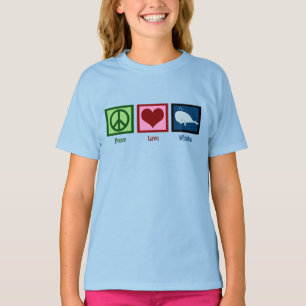 Peace Love Whales T-shirt