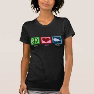 Peace Love Whales T-shirt